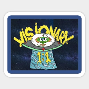 Visionary 1:1 Trippy Space Ride Sticker